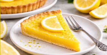 Luscious Lemon Tart with Silky Lemon Curd Filling