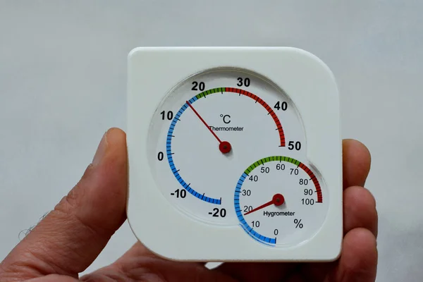 Hygrometer Temperature Thermometer Meter Indoor Outdoor Room Refrigerators Measures Air Temperature Humidity Level Temp Range Degrees Degrees Moisture 100